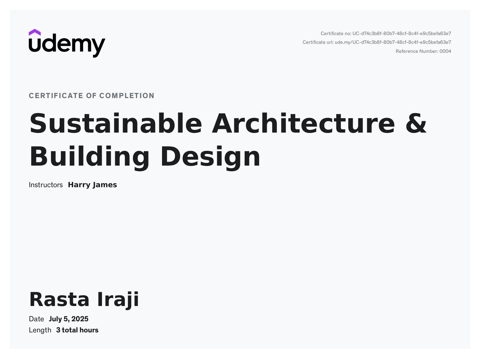 Sustainable Architecture & Building Design